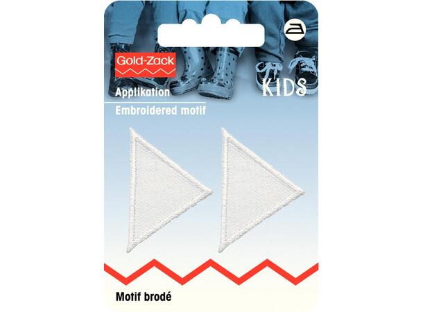 Applikasjon, hvit trekant